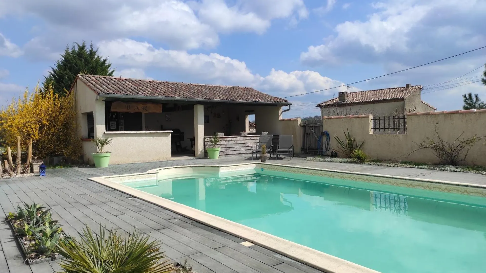 Villa La Mini Ferme Avec Piscine à Mailhoc